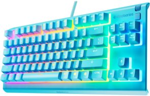 Клавіатура SteelSeries Apex 3 TKL ENG/UKR USB Aqua (64933)