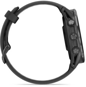 Смарт годинник Garmin Forerunner 970 Carbon Gray DLC Titanium with Black Case and Black/Translucent Whitestone Band (010-02969-10)
