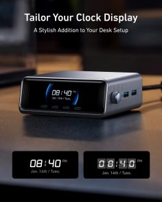 Зарядний пристрій Anker GaNPrime Charger GaN 250W Black (A2345341)