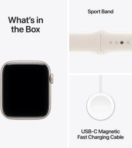 Фото: Смарт годинник Apple Watch SE 3 GPS - 44mm Starlight Aluminium Case with Starlight Sport Band - S/M (MEHG4) № 8 | KTC