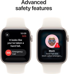 Смарт годинник Apple Watch SE 3 GPS LTE - 40mm Starlight Aluminium Case with Starlight Sport Band -M/L (MEP74)