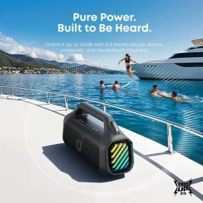 Фото: Портативна колонка Anker SoundCore Boom 2 Pro Black (A3134A11) № 3 | KTC