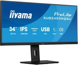 Фото: Монітор iiyama ProLite XUB3493WQSU-B6 Black - 34" IPS / 3440x1440 / 120 Гц / HAS № 2 | KTC