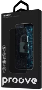 Фото: Захисне скло Proove for Apple iPhone 17 Pro - Privacy Black (PGPPRI17P001) № 2 | KTC