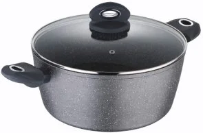 Фото: Набір змішаний Bergner Orion 24cm/ 28cm/ 2.6L/ 4.7L 6pcs (BG-8527-MBG) № 2 | KTC