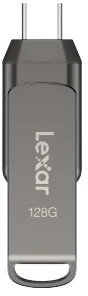 Фото: Флешка USB Lexar JumpDrive Dual Drive D400 128GB (LJDD400128G-BNQNG) № 2 | KTC