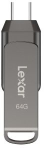 Флешка USB Lexar JumpDrive Dual Drive D400 64GB (LJDD400064G-BNQNG)