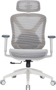 Крісло OfficePro Atlas OC630-W-LG-LG White/Light Gray