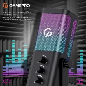 Фото: Мікрофон GamePro UGM117B Black № 16 | KTC