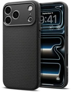 Фото: Чохол Spigen for Apple iPhone 17 Pro - Liquid Air Matte Black (ACS10331) № 2 | KTC