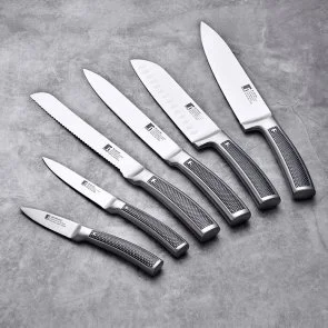 Фото: Ніж кухонний універсальний Bergner Harley 20cm Black/Silver (BG-4227-MM) № 2 | KTC