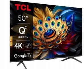 Телевізор QLED TCL 50C69B (Google TV, Wi-Fi, 3840x2160)