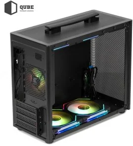 Фото: Корпус QUBE Bring ARGB Black with window (BRING_GBNU3) № 7 | KTC