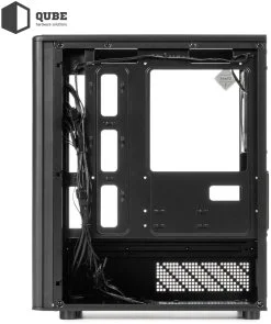 Фото: Корпус QUBE Geon ARGB Black with window (GEON_GBNU3) № 11 | KTC