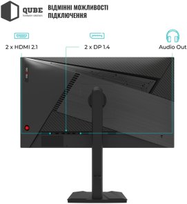 Монітор QUBE G27Q200H Black