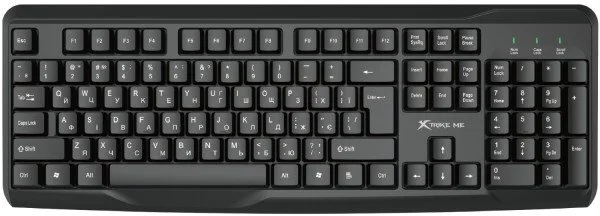Фото: Комплект клавіатура+миша Xtrike Me MK-207 USB Black (MK-207UA) № 2 | KTC