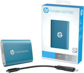 Зовнішній SSD-накопичувач HP P500 1TB Blue (1F5P6AA)