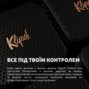 Фото: Портативна колонка Klipsch Austin Bluetooth Black (1072094) № 14 | KTC