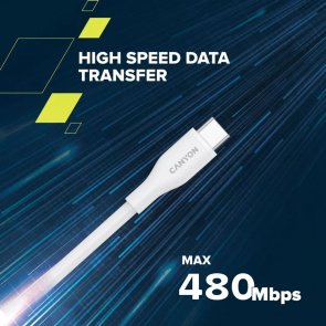 Кабель Canon CLNM60 60W Type-C / Lightning 1m White (CNS-CLNM60SC10W)