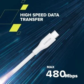 Фото: Кабель Canyon CLNM60 60W Type-C / Lightning 1m White (CNS-CLNM60SC10W) № 8 | KTC