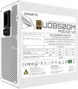 Блок живлення Gigabyte 850W UD850GM PG5 V2 Ice (GP-UD850GM PG5 ICE)