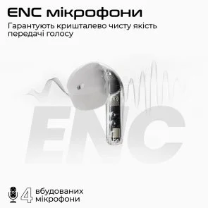 Фото: Навушники HiFuture FlyBuds3 White (flybuds3.white) № 4 | KTC