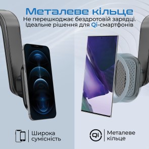 Кріплення для мобільного телефону Promate Magmount-xl Black (magmount-xl.black)