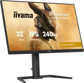 Фото: Монітор iiyama G-MASTER GB3290QSU-B1 Black - 31.5" IPS / 2560×1440 / 240 Гц / AMD FreeSync Premium / Pivot / HAS № 6 | KTC