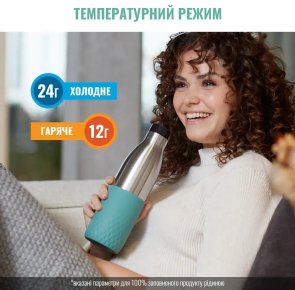 Термопляшка Tefal Bludrop Soft Touch 700ml Green (N3111210)