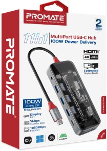 USB-хаб Promate Transhub pro (6959144064789)