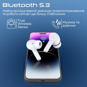 Навушники Promate Propods White (6959144062617)