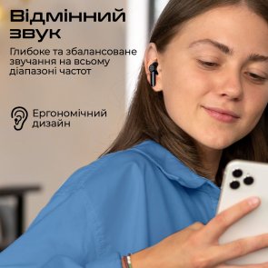 Навушники Promate Propods Black (6959144062594)