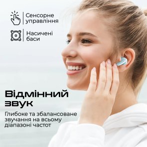Навушники Promate Lush Blue (6959144061191)