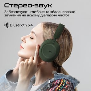 Гарнітура Promate Takt Midnightgreen (6959144066288)