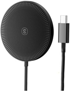 Бездротовий зарядний пристрій ESSAGER Wind 2in1 Wireless Charger 15W Black (EWXCX-CF01-Z)