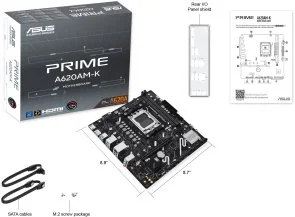 Фото: Материнська плата ASUS PRIME A620AM-K № 6 | KTC