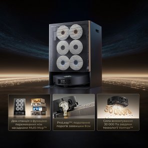 Робот-пилосос Dreame Bot MatriX 10 Ultra Black (RLX95CE-bl)