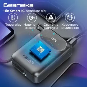 Батарея універсальна 20000mAh Promate powerpod-20.black