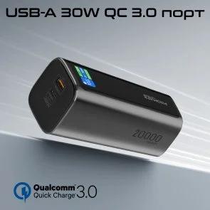 Фото: Батарея універсальна Promate Titan-130RC 20000mAh 130W Grey (6959144068251) № 6 | KTC