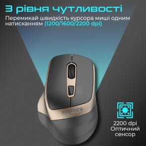 Миша Promate Samit Gold (6959144062778)