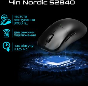 Миша RAWM ES21PRO Black (6973487190288)