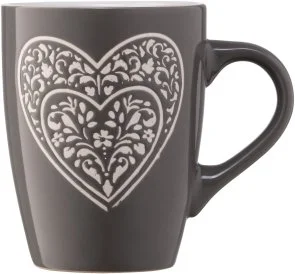 Фото: Чашка Ardesto Heart 330ml Gray (AR3467DGR) № 4 | KTC