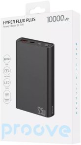 Батарея універсальна Proove Hyper Flux Plus 10000mAh 22.5W Black (PBF122120001)