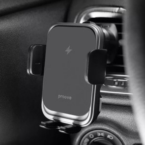 Кріплення для мобільного телефону Proove Nitro Charge 15W Matte Matte Black (WHNC15002005)