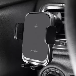 Фото: Кріплення для мобільного телефону Proove Nitro Charge 15W Matte Matte Black (WHNC15002005) № 3 | KTC