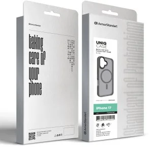 Фото: Чохол ArmorStandart for Apple iPhone 17 - Uniq MagCase Titanium Grey (ARM86265) № 2 | KTC