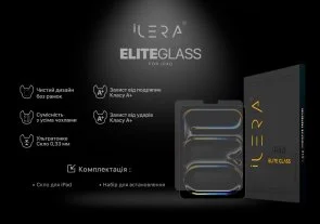 Фото: Захисне скло iLera for Apple iPad 11 2025 - Infinity Clear Glass Cut out on top (ILIPG03) № 2 | KTC