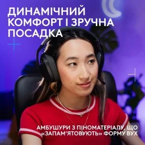 Фото: Гарнітура Logitech G321 Lightspeed Black (981-001563) № 2 | KTC