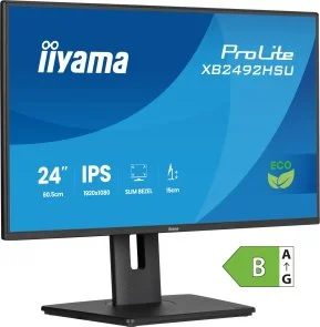 Фото: Монітор iiyama XB2492HSU-B1 Black - 24" IPS / 1920×1080 / 120 Гц / Pivot / HAS № 4 | KTC
