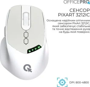 Фото: Миша OfficePro M520W White № 7 | KTC